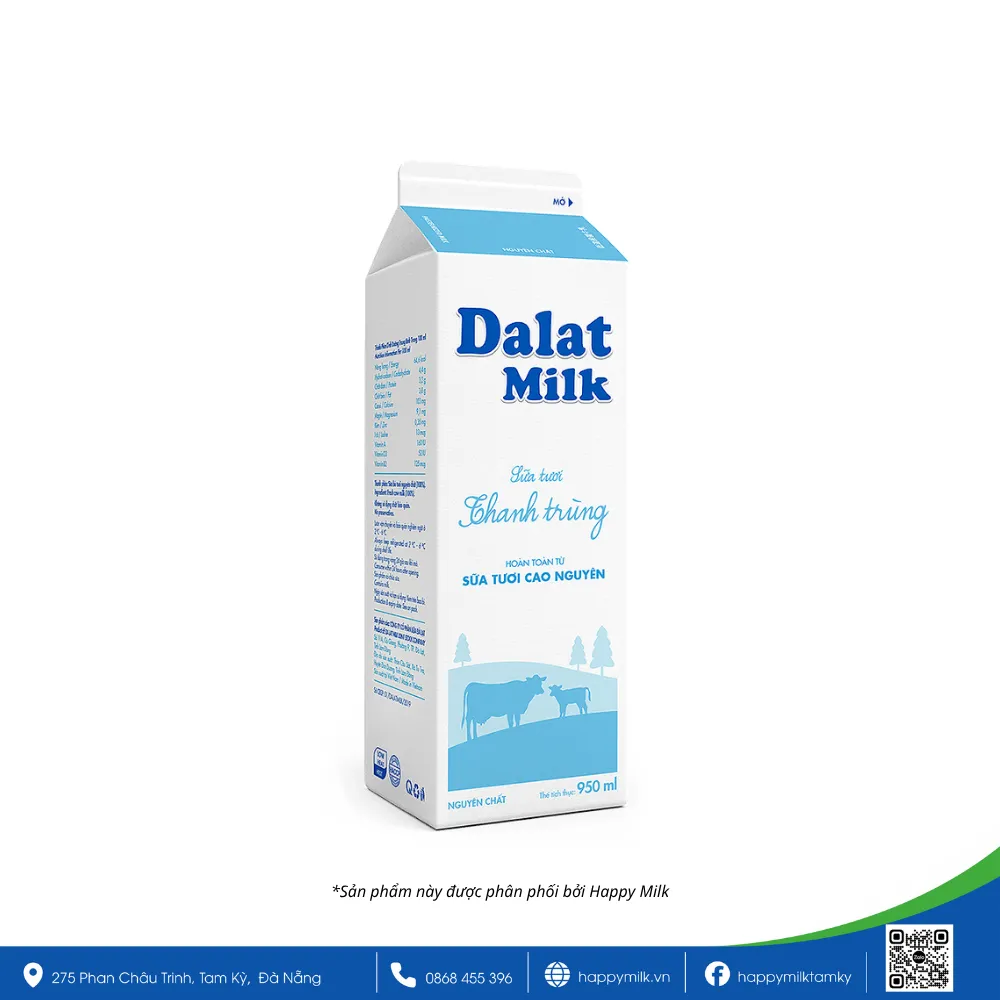 Pure pasteurized fresh milk 950ml